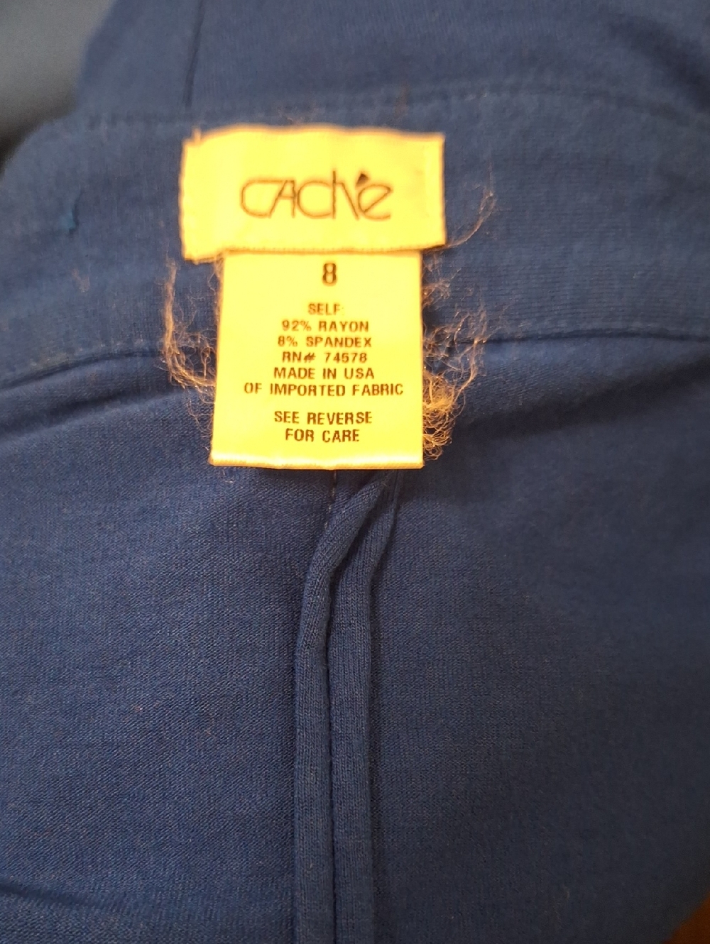 Cache size 8 rushed dress